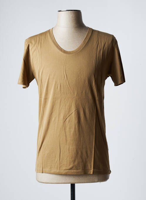 T-shirt marron AMERICAN VINTAGE pour homme