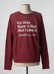 Sweat-shirt stretch manches longues rouge ARTISTS homme