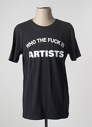 T-shirt coupe cintrée manches courtes noir ARTISTS homme