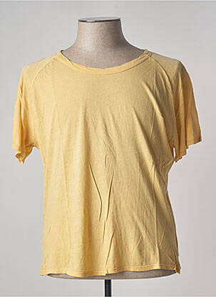T-shirt jaune AMERICAN VINTAGE pour homme