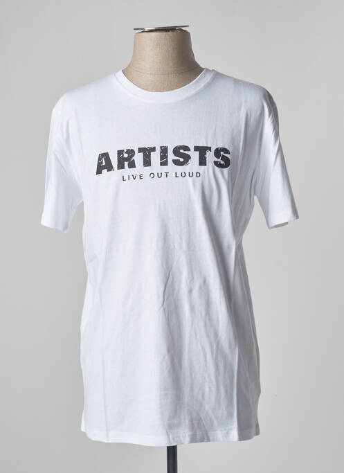 T-shirt blanc ARTISTS pour homme
