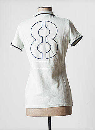 Polo broderie motifs brodés manches courtes vert GAASTRA femme