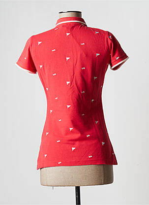 Polo stretch manches courtes rouge GAASTRA femme