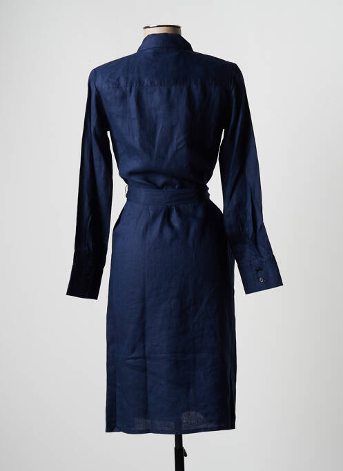 Robe mi-longue manches longues manches longues bleu COMPTOIR DES COTONNIERS femme