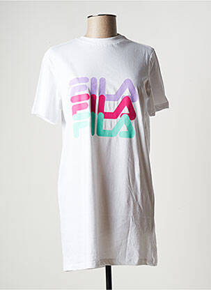 T-shirt coupe droite manches courtes noir FILA femme