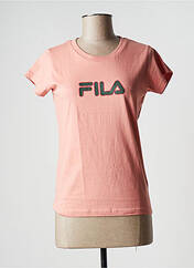 T-shirt rose FILA pour femme seconde vue