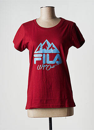 T-shirt rouge FILA pour femme