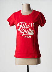 T-shirt rouge FILA pour femme seconde vue