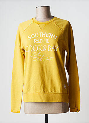 Sweat-shirt stretch manches longues jaune GAASTRA femme