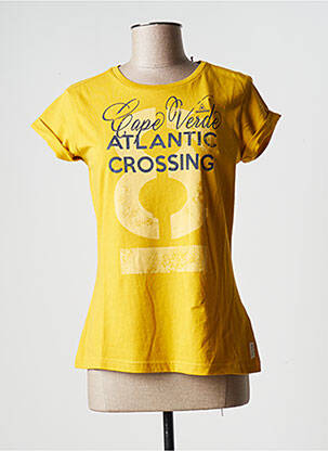 T-shirt sérigraphie manches courtes jaune GAASTRA femme