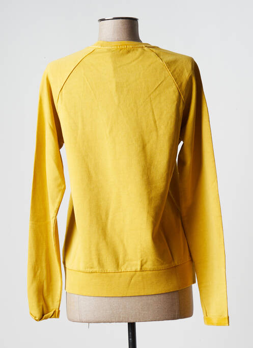Sweat-shirt stretch manches longues jaune GAASTRA femme