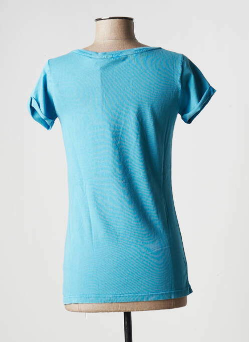 T-shirt sérigraphie manches courtes bleu GAASTRA femme