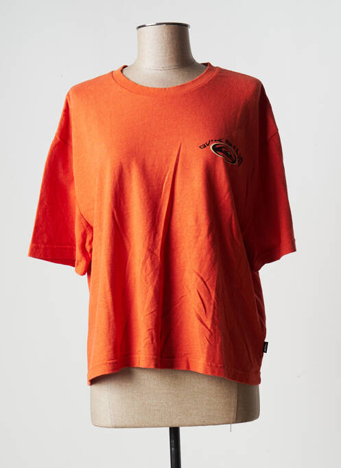 T-shirt orange QUICKSILVER pour femme