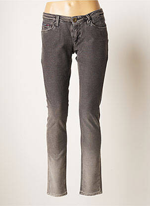 Jeans coupe slim slim taille normale gris TOMMY HILFIGER femme