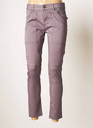 Pantalon 7/8 stretch taille normale gris TOMMY HILFIGER femme