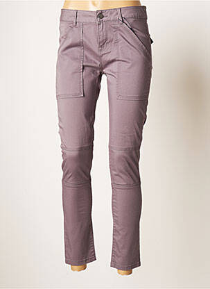 Pantalon 7/8 stretch taille normale gris TOMMY HILFIGER femme