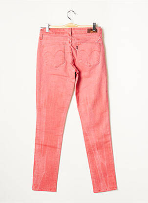 Jeans skinny stretch taille basse rose LEVI'S femme