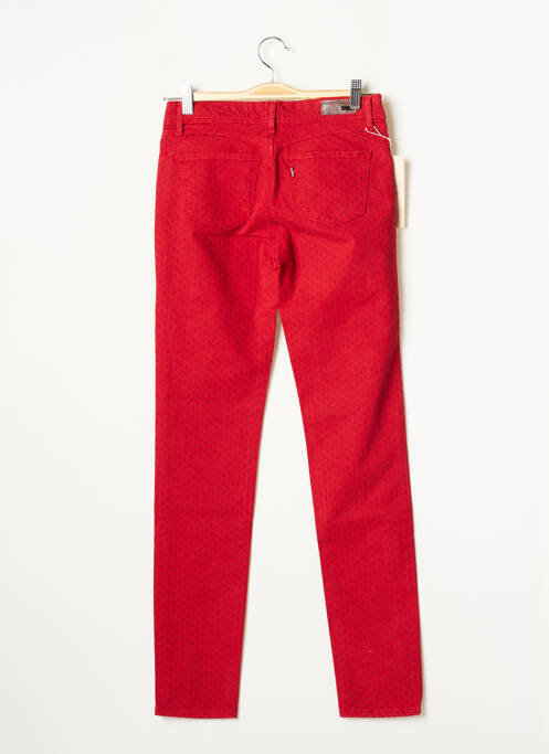 Pantalon slim rouge LEVIS femme