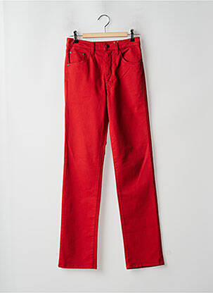 Pantalon droit rouge COMPTOIR DES COTONNIERS pour femme