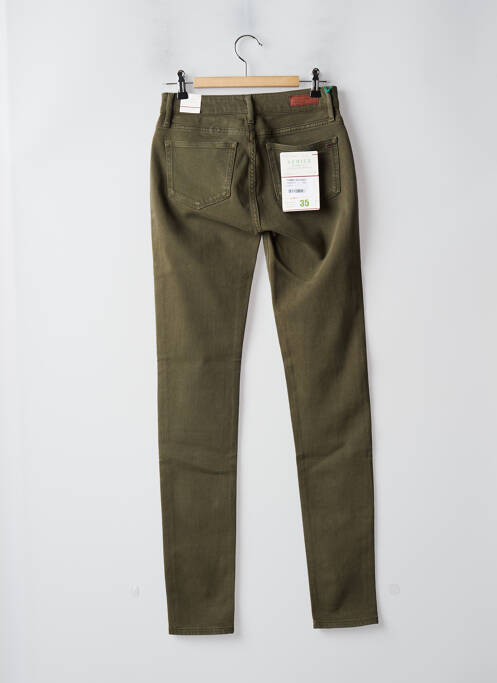 Pantalon slim vert TOMMY HILFIGER pour femme