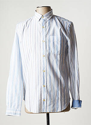Chemise manches longues manches longues bleu STAR CLIPPERS homme
