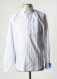 Chemise manches longues imprimé rayures bleu STAR CLIPPERS homme