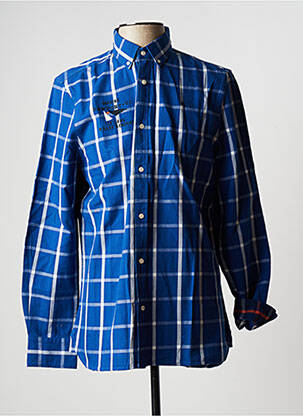 Chemise manches longues manches longues bleu GAASTRA homme