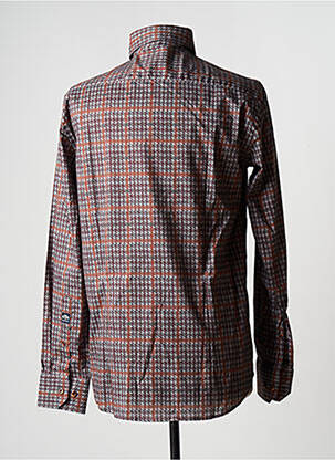 Chemise manches longues manches longues marron STATE OF ART homme