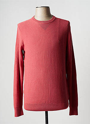Pull maille souple et aérée manches longues rose IZOD homme
