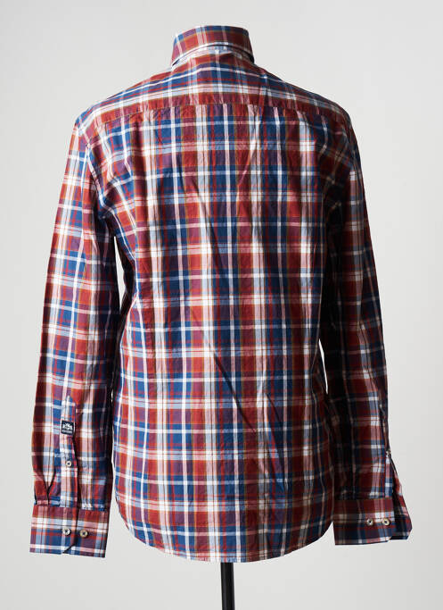 Chemisier coupe droite manches longues marron STATE OF ART femme