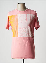 T-shirt stretch manches courtes rose GAASTRA homme