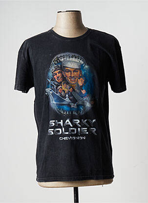 T-shirt stretch manches courtes gris CHEVIGNON homme