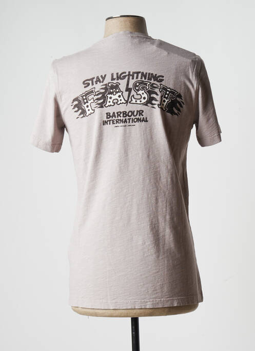 T-shirt gris BARBOUR pour homme