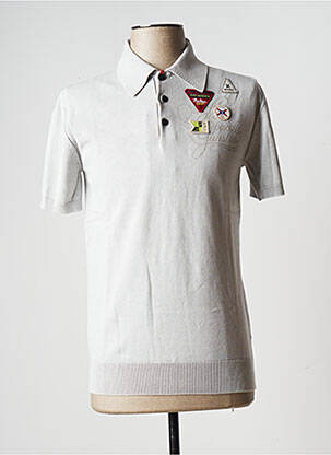 Polo tissage jersey manches courtes gris GAASTRA homme