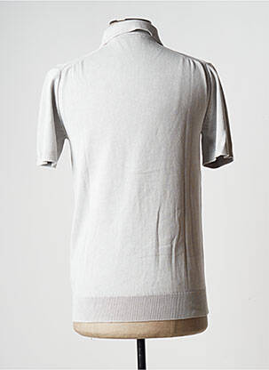 Polo tissage jersey manches courtes gris GAASTRA homme