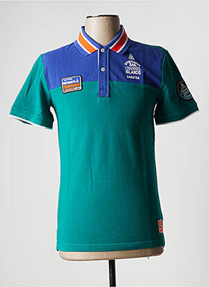 Polo coupe cintrée manches courtes vert GAASTRA homme