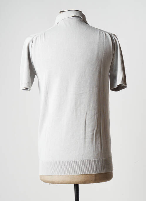 Polo tissage jersey manches courtes gris GAASTRA homme