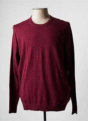 Pull stretch manches longues rouge IZOD homme