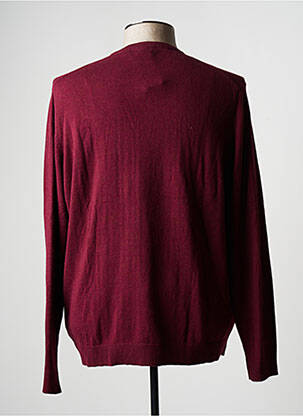 Pull stretch manches longues rouge IZOD homme