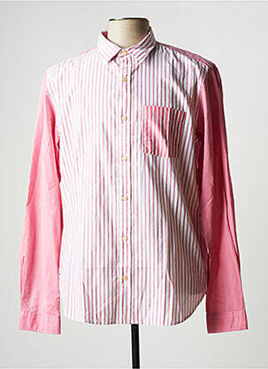 Chemise manches longues rose STAR CLIPPERS pour homme