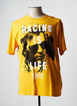 T-shirt jaune BARBOUR pour homme