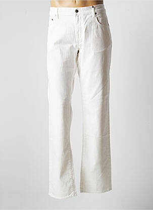 Jeans coupe droite stretch taille normale blanc STAR CLIPPERS homme