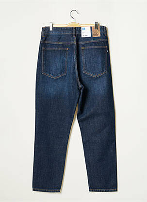 Jeans coupe droite fermeture zippée sous rabat boutonné taille normale bleu BONOBO JEANS homme