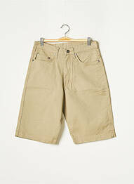 Bermuda stretch taille normale beige FULL BLUE homme