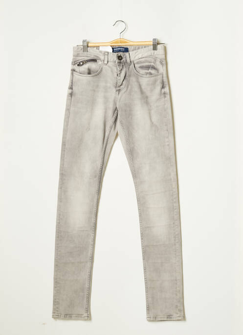 Jeans coupe slim gris BONOBO JEANS pour homme