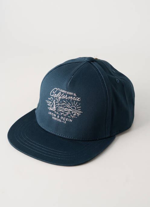 Casquette bleu IRON AND RESIN pour homme