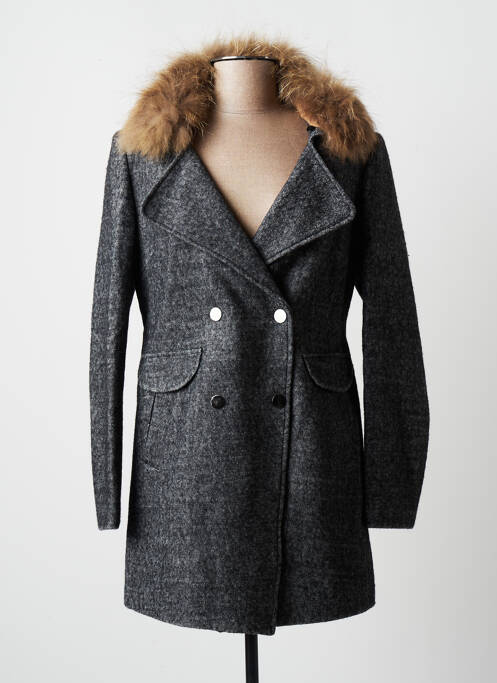 Manteau long gris MADISON pour femme