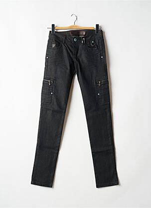 Jeans coupe slim slim taille basse noir LOIS femme