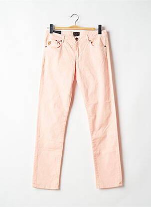 Pantalon slim taille basse taille basse rose LOIS femme