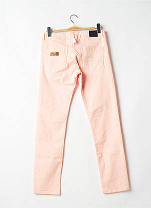 Pantalon slim taille basse taille basse rose LOIS femme